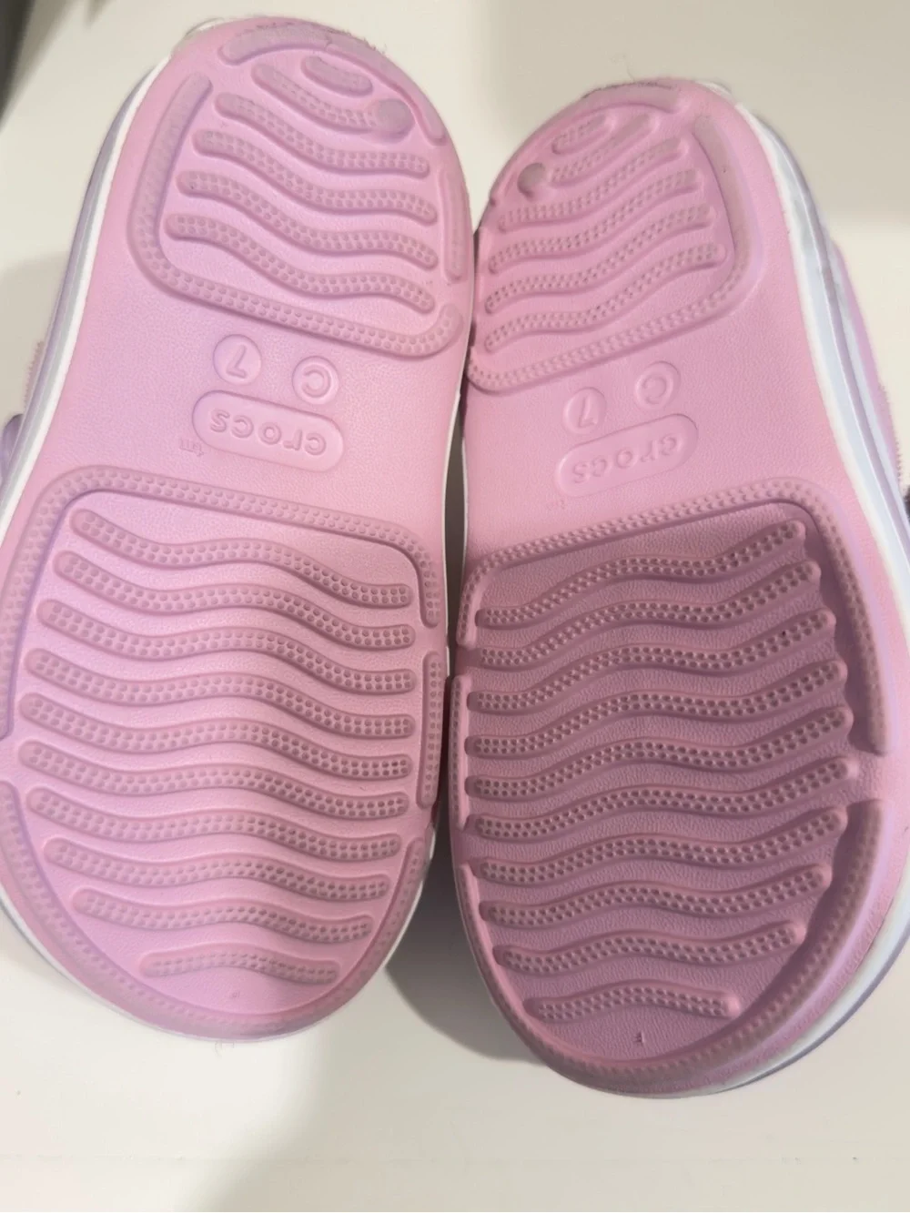 CROCS Kids Pink Crocband Cruiser Sandal